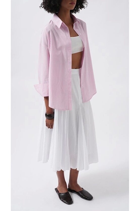 Çizgili Basic Gömlek