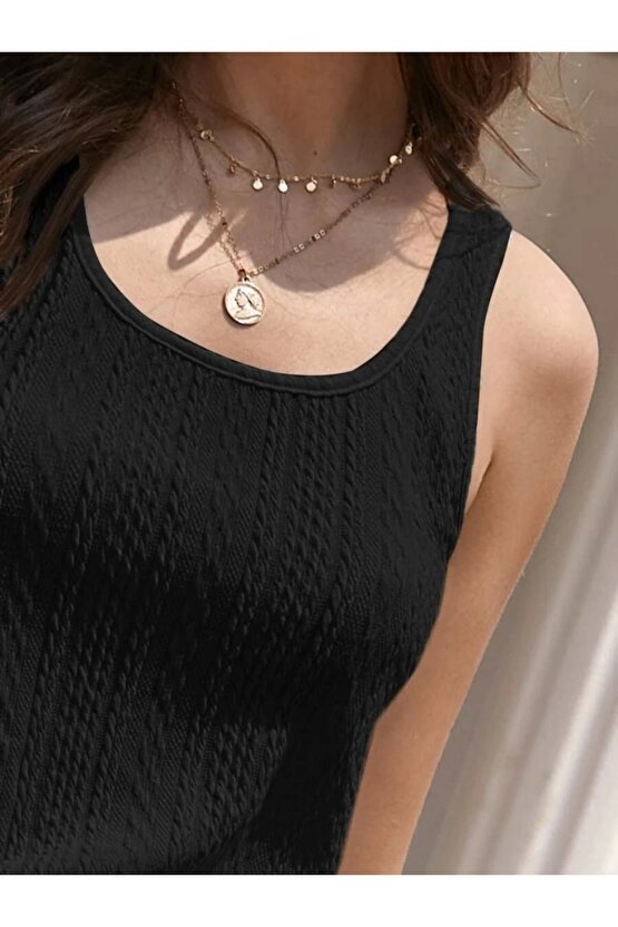 Kadın örgü Detay Triko Bluz