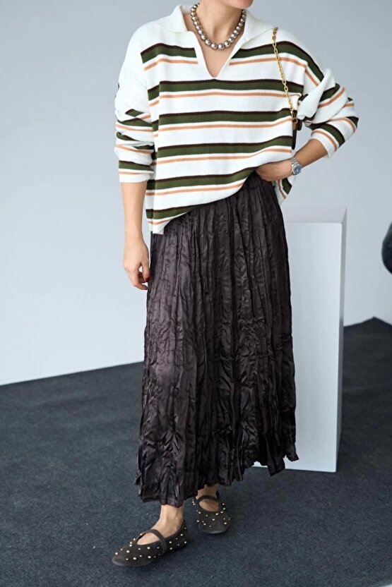 aten Uzun Etek KAHVE