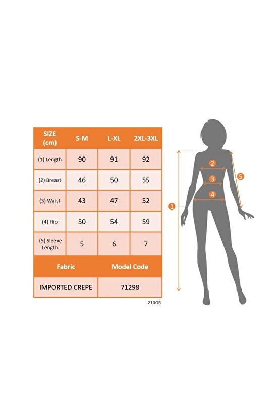 Kadın Kısa Kollu V Yakalı Ithal Krep Elbise