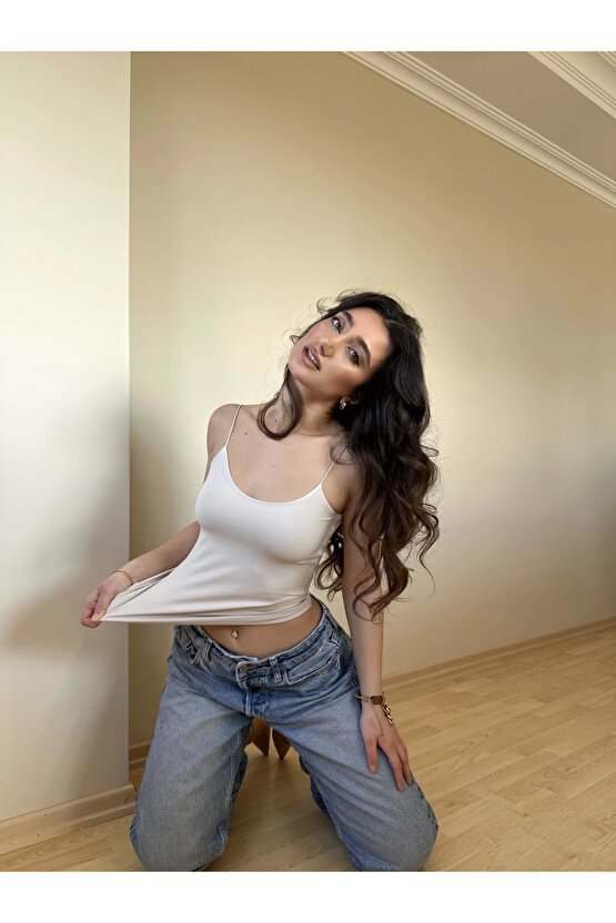 Taş ZRA Model Poliamid İp Askı Bluz