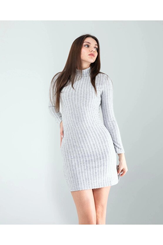 Taş Mini Triko Elbise