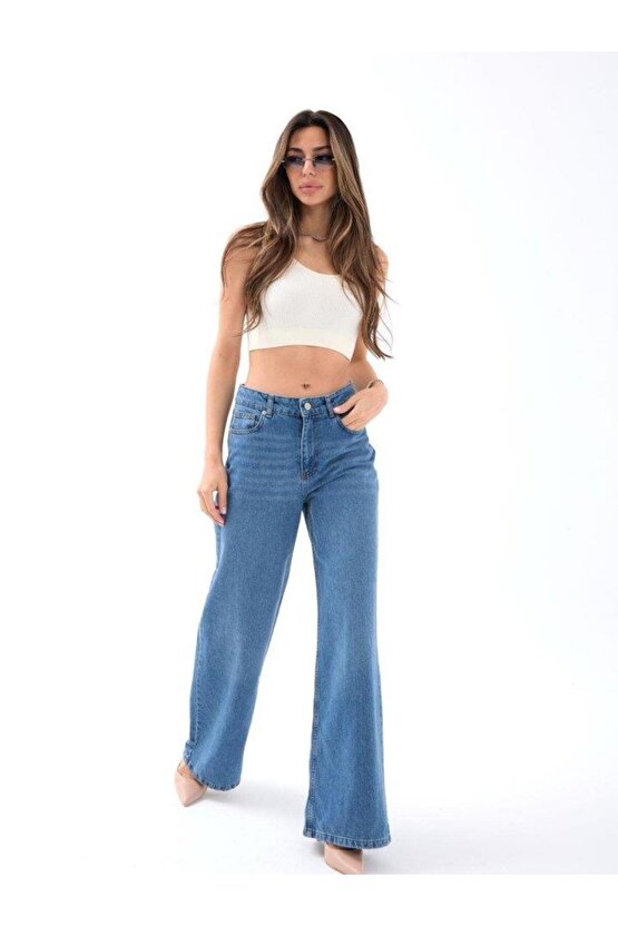 7418 KOT PANTOLON-MAVİ