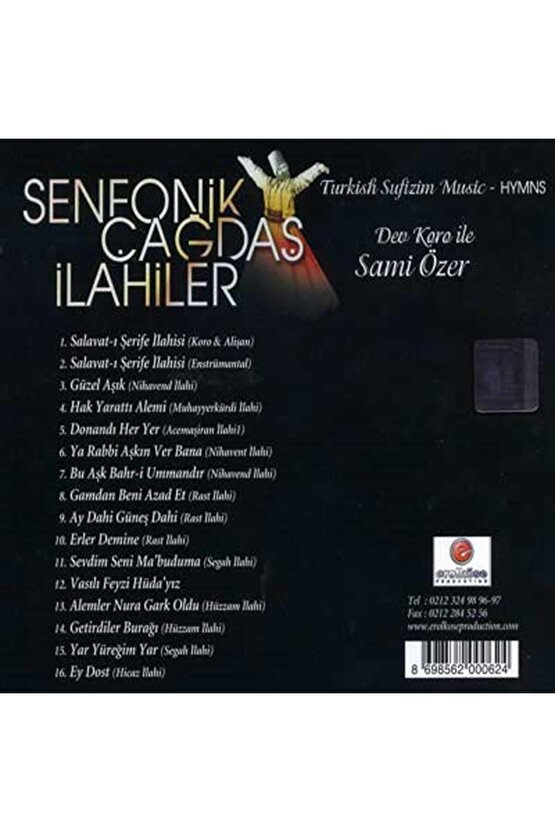 Sami Özer & Alişan ( Senfonik Çağdaş İlahiler ) CD Ambalajında
