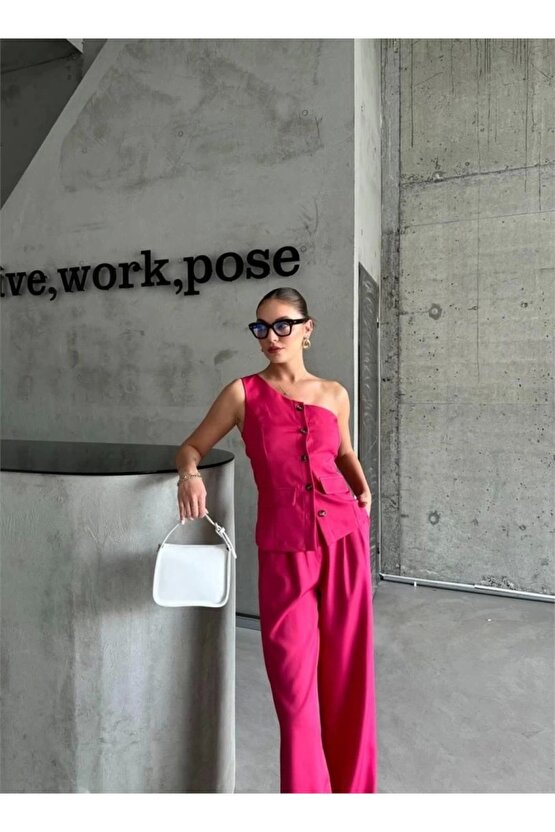 TEK KO YEEK PANTOON TAKI ATA Fuşya