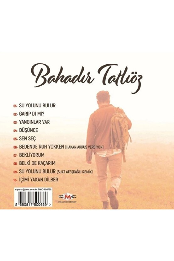 Bahadır Tatlıöz ( Su Yolunu Bulur ) CD Ambalajında