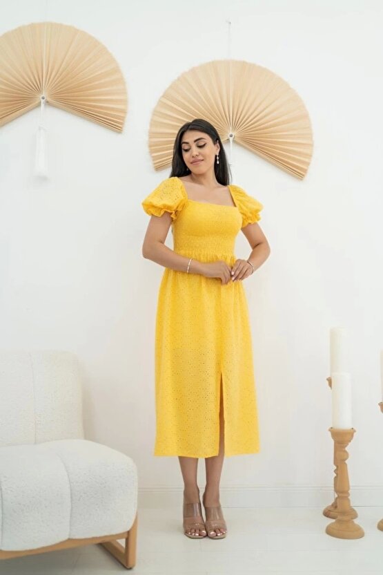 arı Tokalı Fisto Elbise