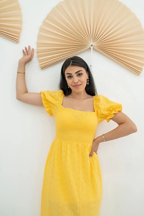 arı Tokalı Fisto Elbise