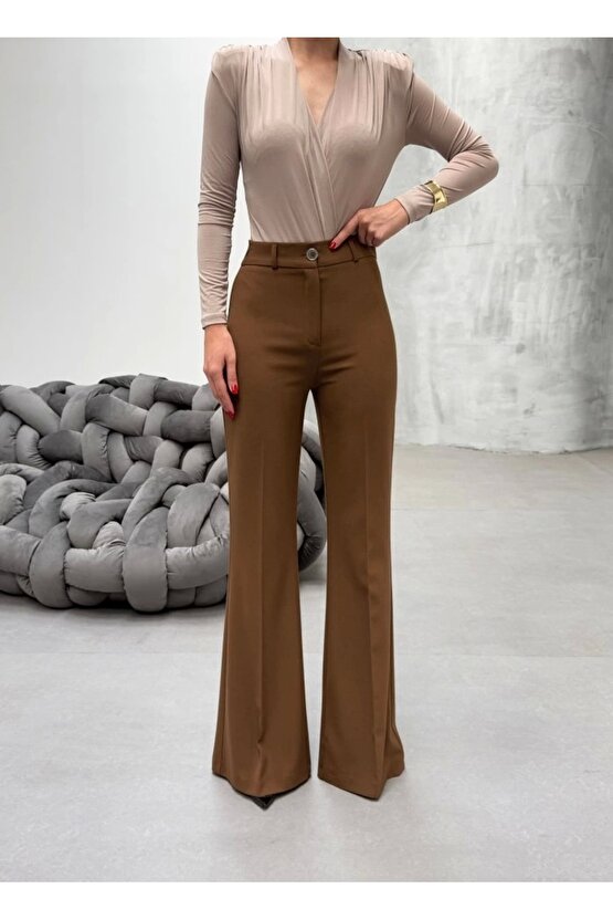 230 Gr Poly Viscose Full Lycra Ispanyol Paça Pantolon