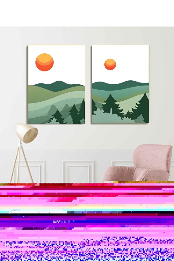 Yeşil Kısa Kollu Keten Gömlek Ve Şort Takım