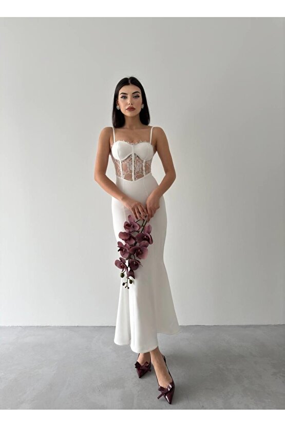 Begonia İp Askılı Elbise