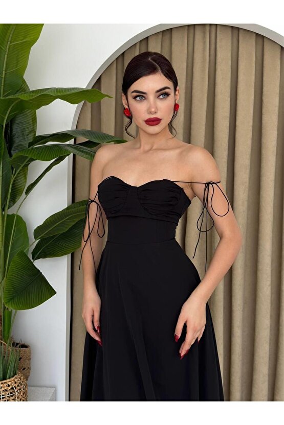 Elia İp Askılı Elbise