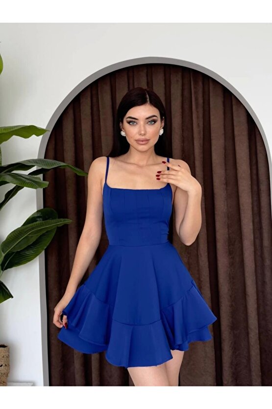 Common İp Askılı Elbise