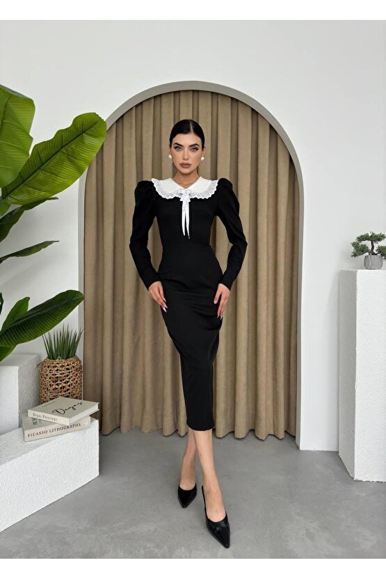 Coventry Yakalı Elbise