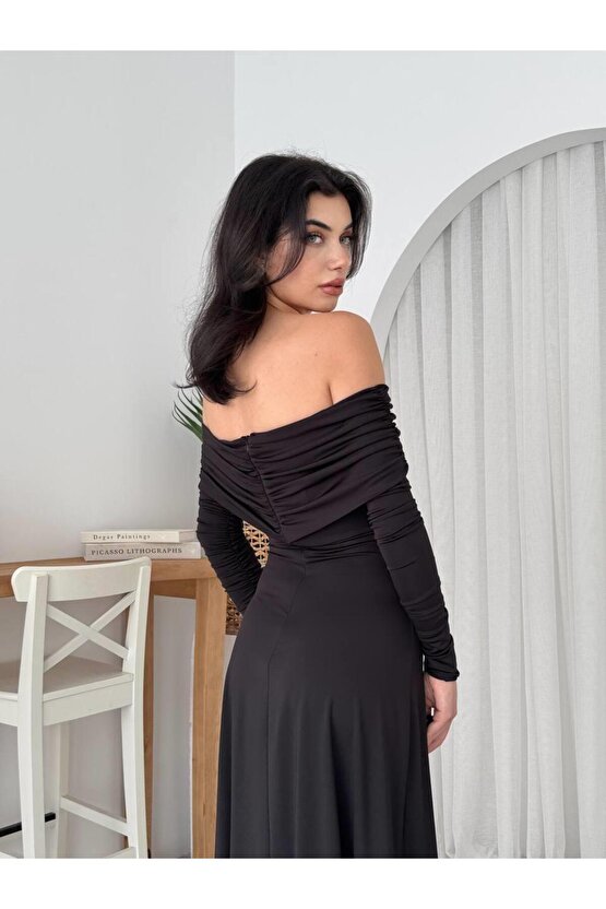 Uras Straplez Elbise