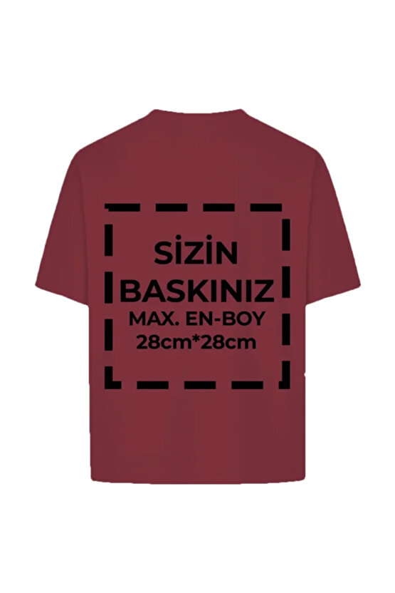 Tişört Tasarla 241 Kumaş - Bordo