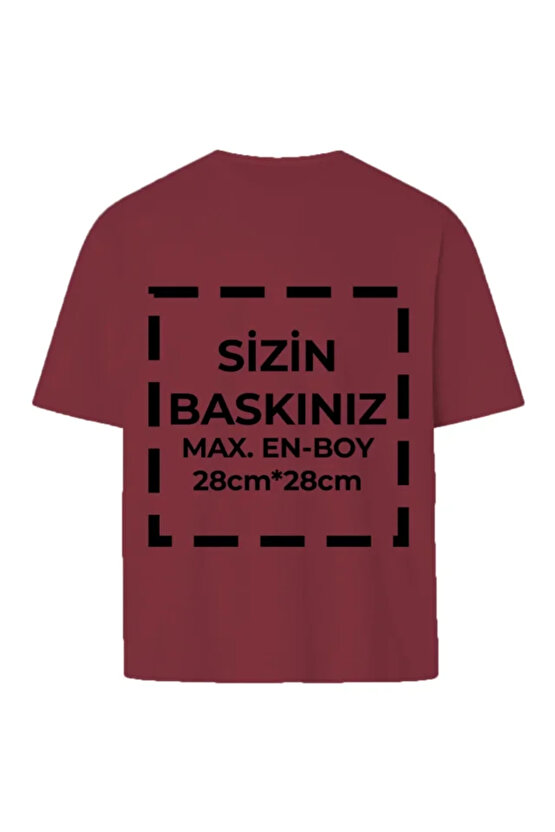 Tişört Tasarla 241 Kumaş - Bordo