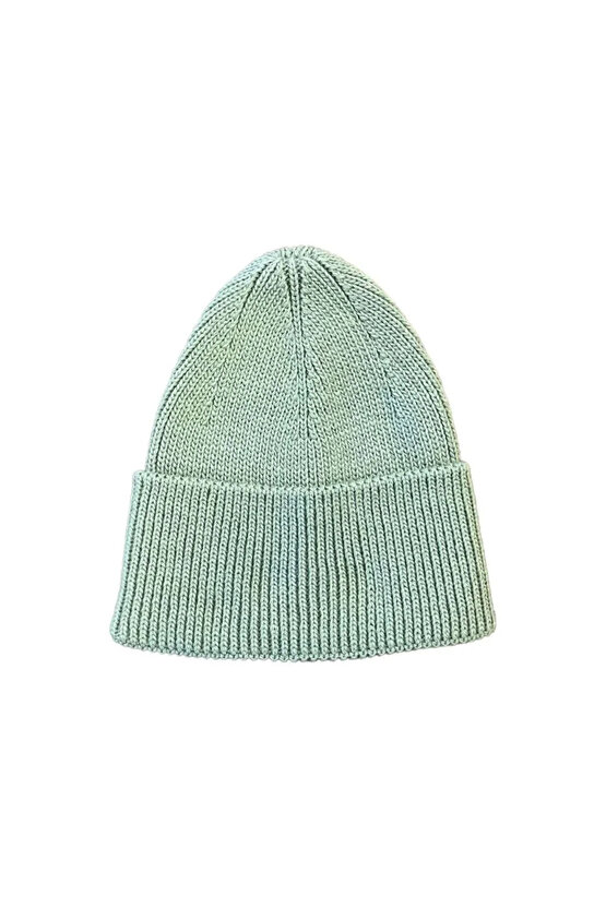 Çocuk Dokuma Triko Bere - Açık Yeşil