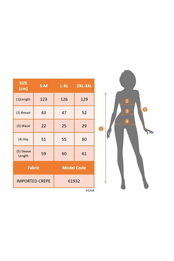 Kadın Uzun Kollu Kruvaze Yakalı Yandan Dantelli Midi Ithal Krep Elbise