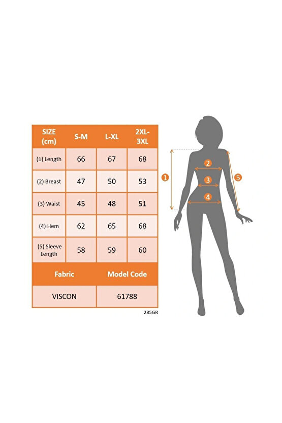 MDB Kadın Uzun Kollu Yuvarlak Yaka Nervürlü Bluz