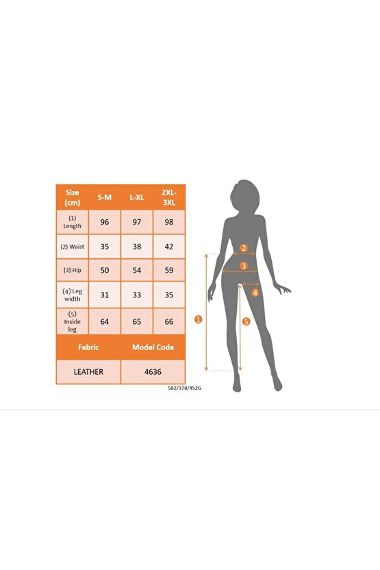Kadın Yüksek Bel Cepli Deri Pantolon