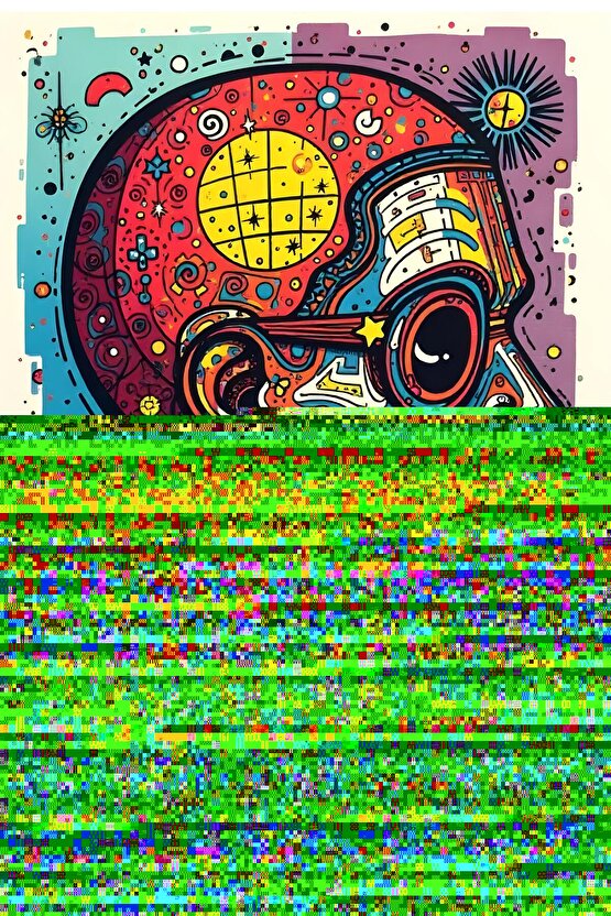 Erkek Oversize Üç İplik Şardonlu Kapüşonlu Sweatshirt – Beyaz Other Lives Ön ve Arka Baskılı, Kang