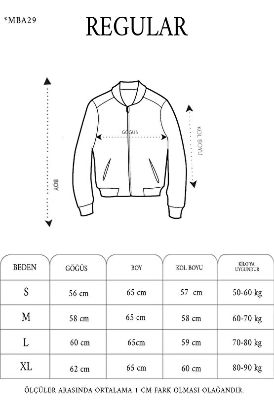 eyesof Unisex Uzun Kol Baskılı Bomber Ceket - Siyah
