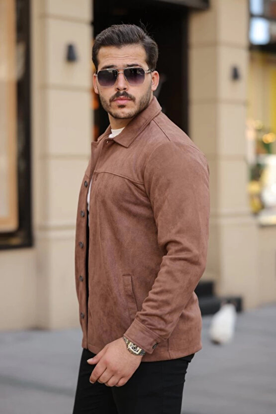 Erkek Süet Ceket Gömlek
