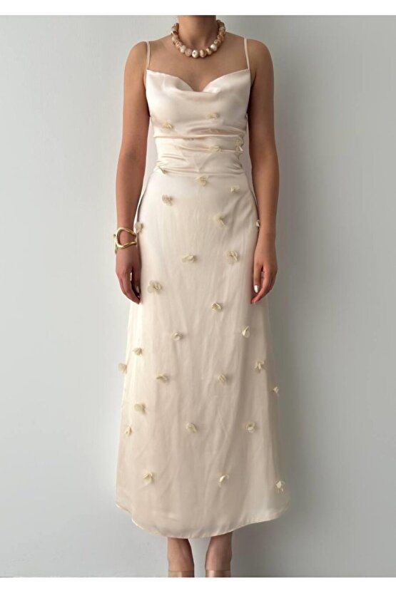 EQURİ Dora Çiçek Detaylı Elbise