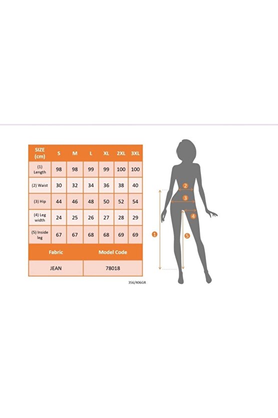 Kadın Yüksek Bel önden Düğmeli Jean Pantolon