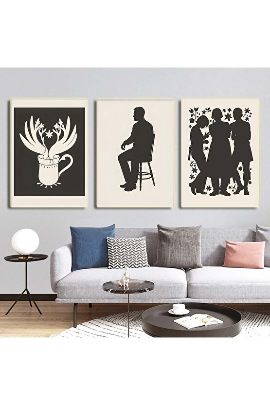 Uzun Kol Kapüşonlu Ön Ve Arka Baskılı SweatShirt - Beyaz