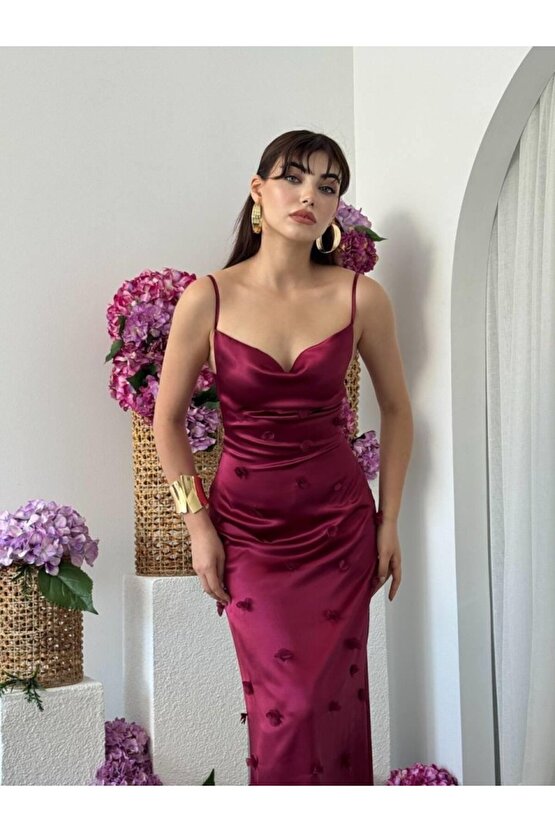 EQURİ Dora Çiçek Detaylı Elbise