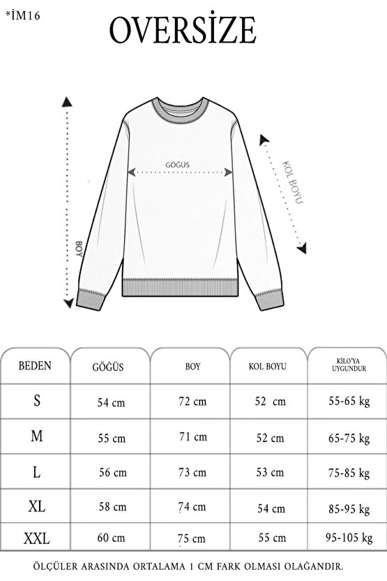 Üç İplik Kapşonlu Baskılı SweatShirt - Beyaz