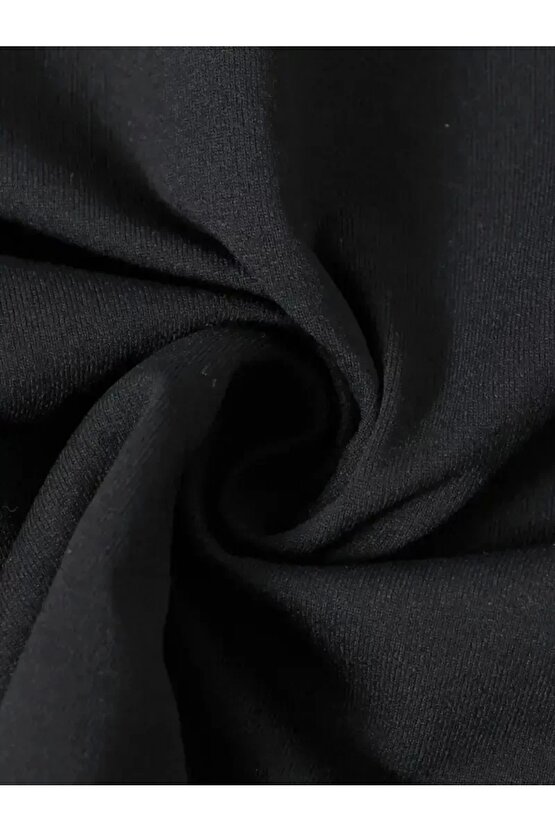 Ördek Baskılı ve Yuvarlak Yakalı Kadın Günlük Büyük Boy Siyah Tişört. - Siyah