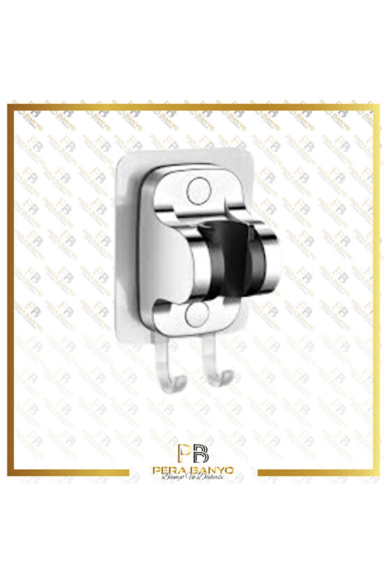 Panter 5 Fonksiyonlu Siyah Duş Başlığı + Pvc Duş Hortumu + Vakumlu Mafsal Duş Takımı