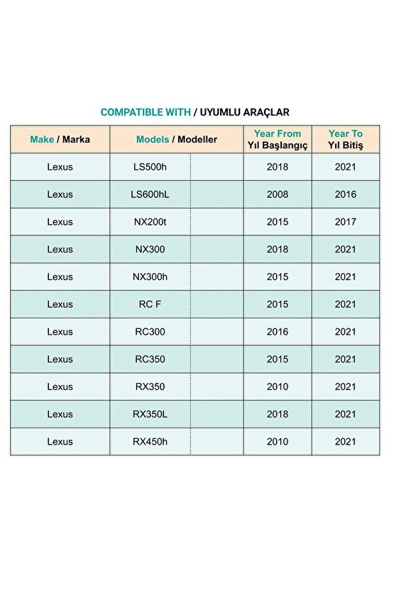 Lexus için Trifon Yıldız Vida - 10 Adet