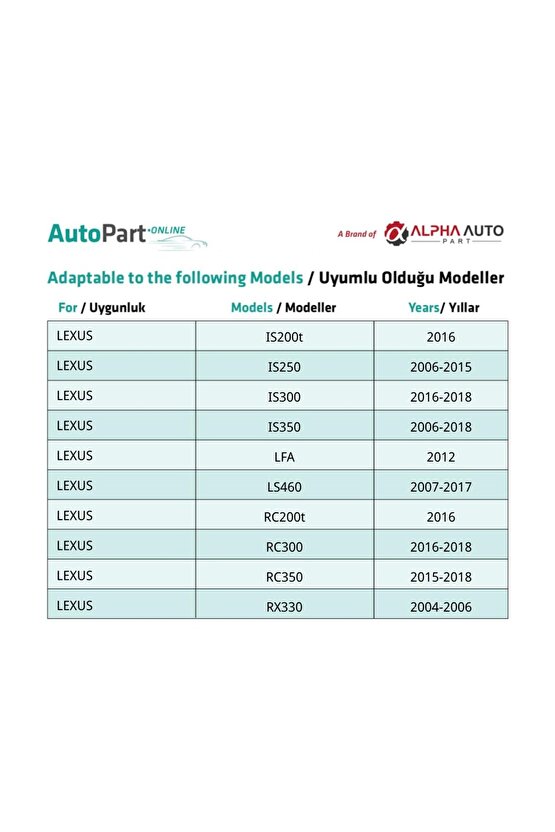 Lexus Scion Peugeot için Davlumbaz Klips - 1 Adet