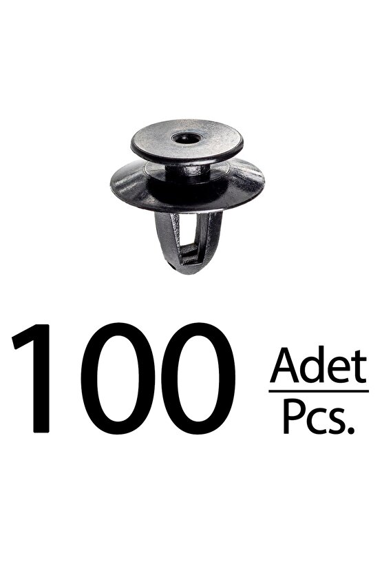 Audi Mitsubishi VW için İç Döşeme Klips - 100 Adet