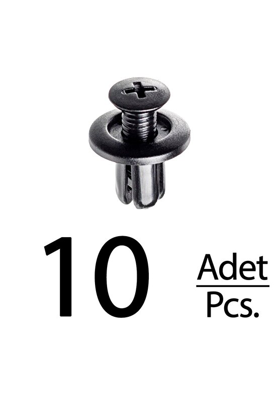 Hyundai Accent Elantra Santa Fe Sonata Tucson Mazda için Davlumbaz ve Tampon Klips- 10 Adet