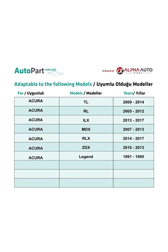 Honda HR-V Civic CR-V Odyssey TL RL ILX MDX Legend için Ön Çamurluk Klips - 100 Adet