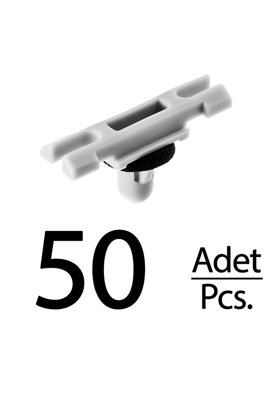 BMW 3 F30 E90 E91 için Nikelaj Cam Klips - 50 Adet