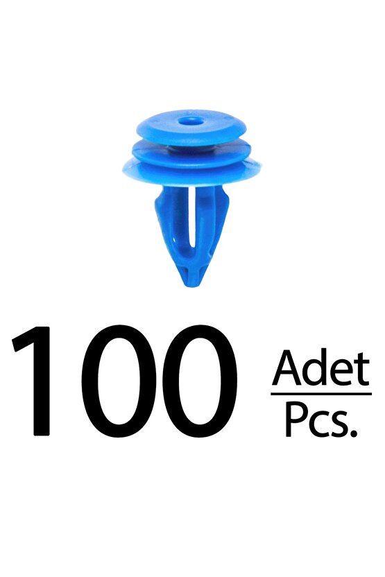 Volkswagen Renault için Kapı Döşeme Panel Klips - 100 Adet