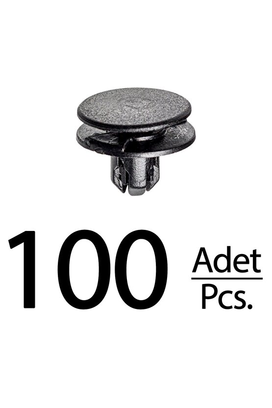 Honda Accord Civic Insight CR-V Fit HR-V için Davlumbaz Klips - 100 Adet