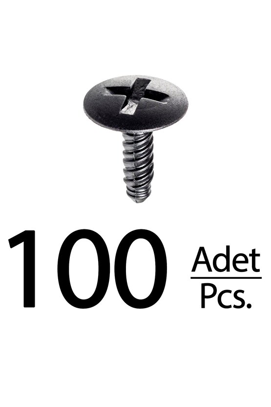 VW Transporter için Ön Tampon Klips - 100 Adet