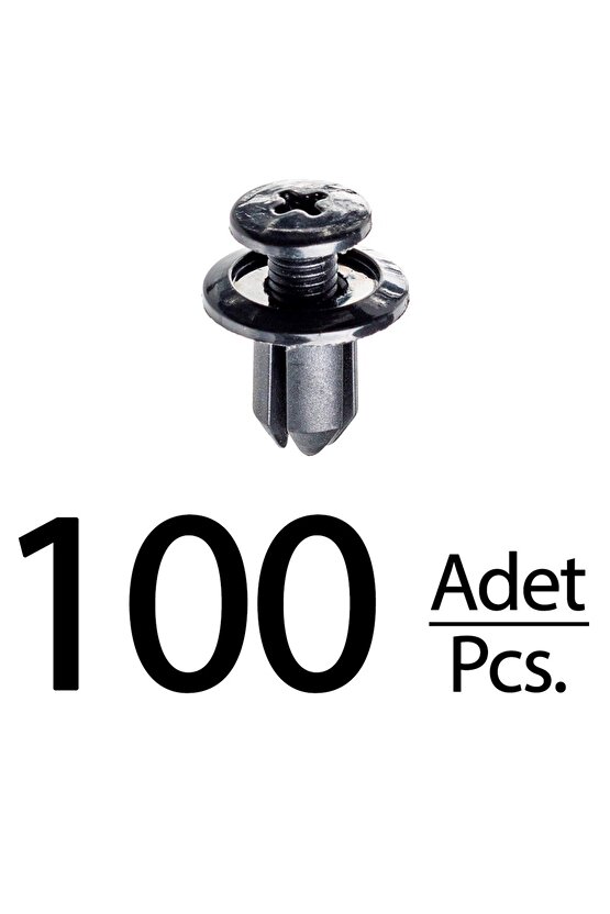 Mazda Honda Chevrolet Toyota için Davlumbaz Klips -100 Adet