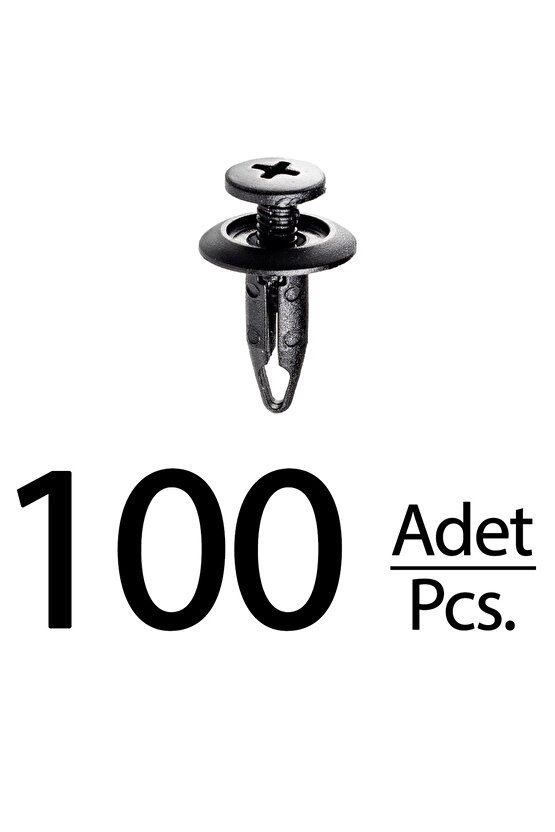 Ford C-Max Cougar Fiesta V Focus Puma Galaxy için Panjur Klips - 100 Adet