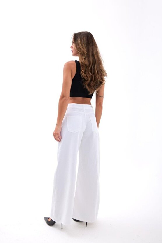 EQURİ 7471 PANTOLON-BEYAZ