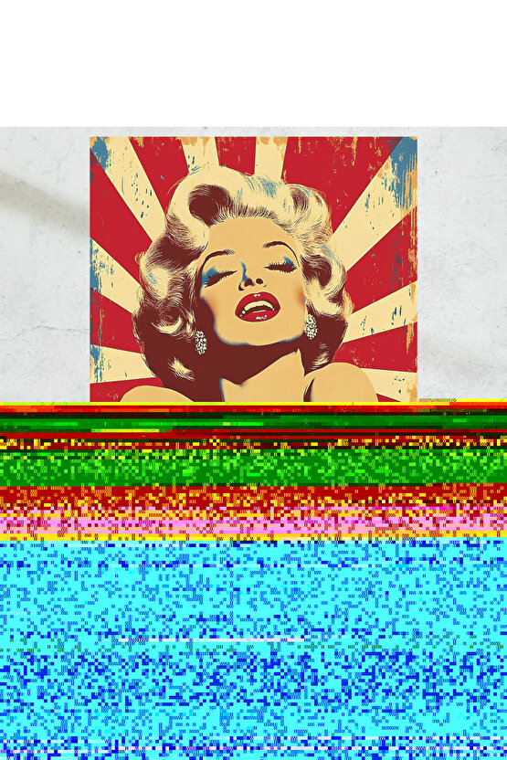 marilyn monroe hollywood amerika sineması popart retro ahşap poster