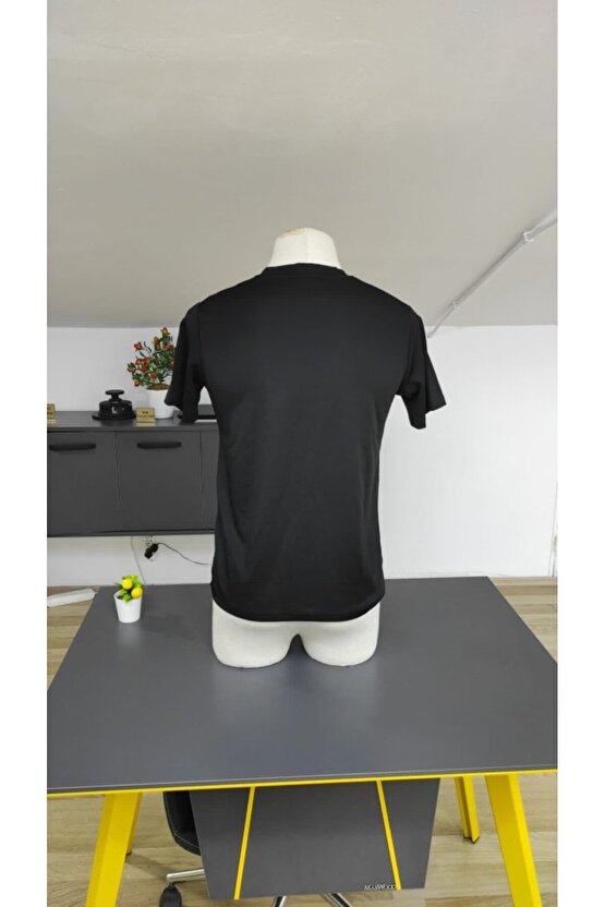 EQURİ Erkek Kısa Kollu Bisiklet Yaka Burgu Tişört