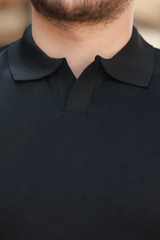 Erkek Hemşire Yaka Kısa Kollu Tişört